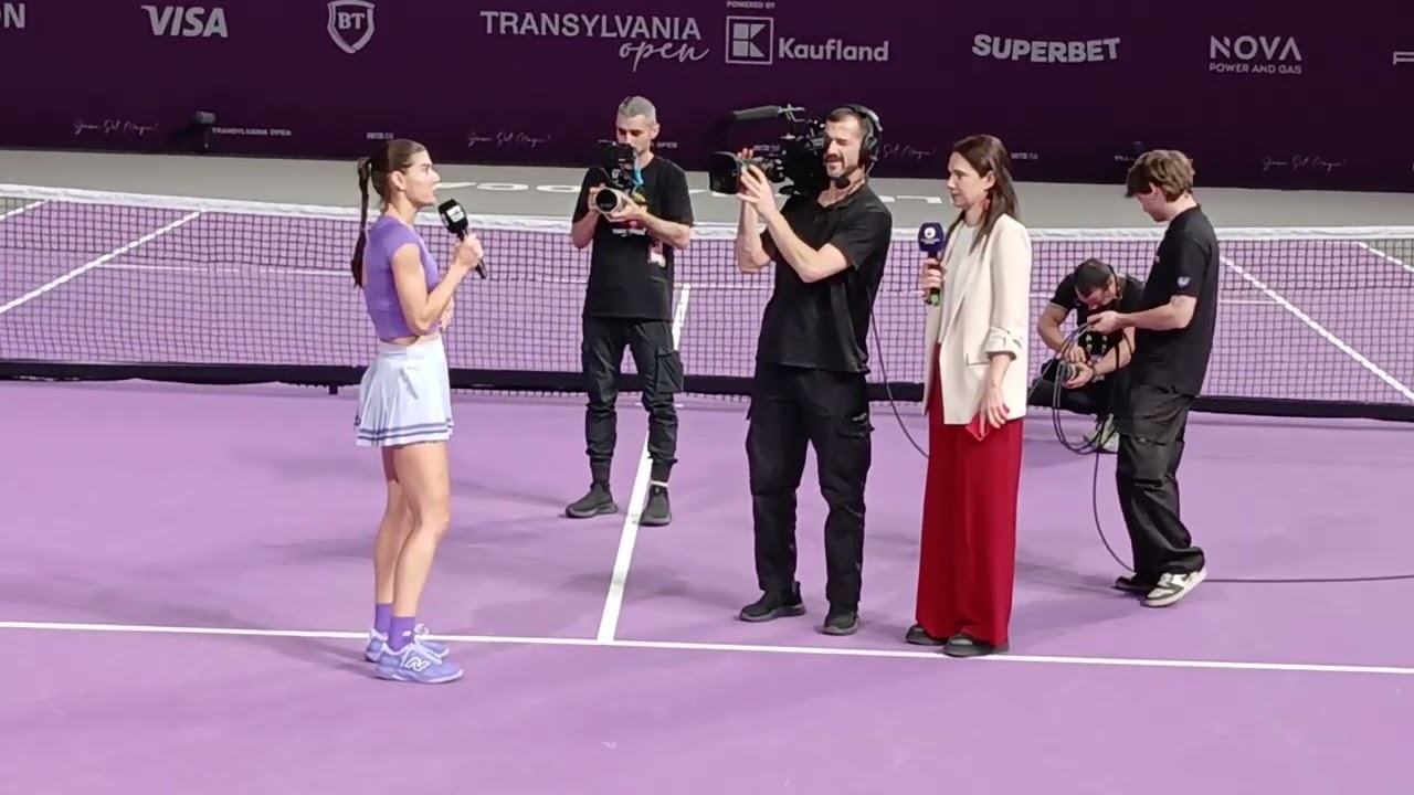 SORANA CÎRSTEA interviu la TRANSYLVANIA OPWN CLUJ 2026  