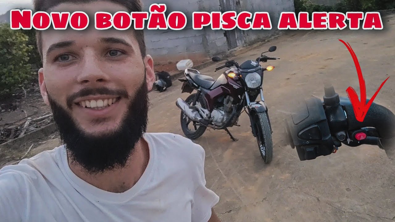 INSTALEI O PISCA ALERTA INDEPENDENTE NA TITAN