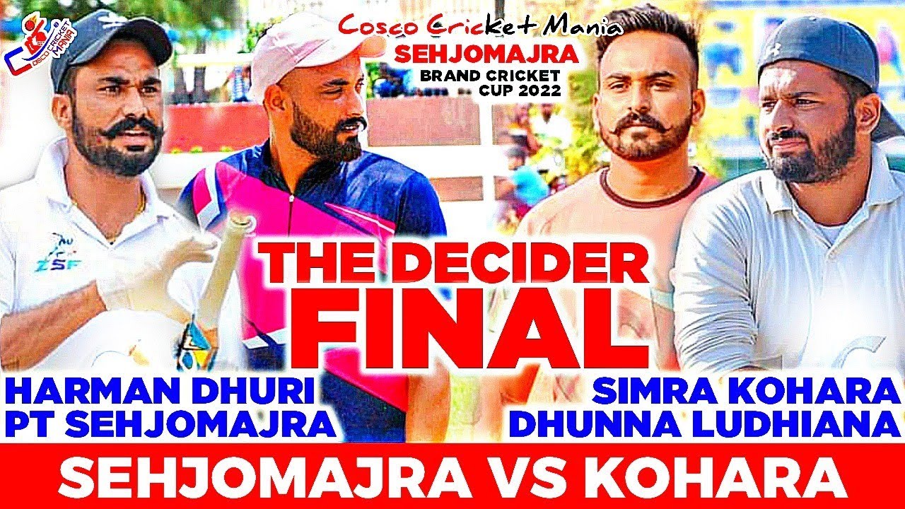 Sehjomajra(Harman Dhuri) Vs Kohara(Dhunna Ludhiana) Cosco Cricket Mania