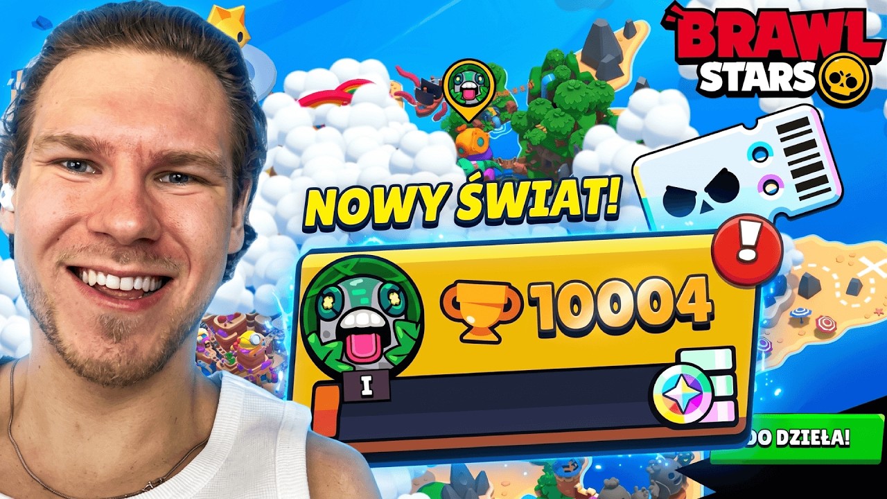 JAK WBIŁEM 10.000 PUCHARK&Oacute;W W BRAWL STARS i ODEBRAŁEM KARNET ZADYMIARSKI PLUS!
