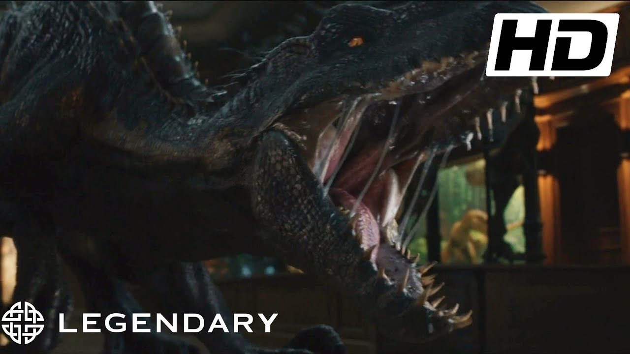 Indoraptor attack - Jurassic world fallen kingdom (2018) FULL HD Legendary movie clips