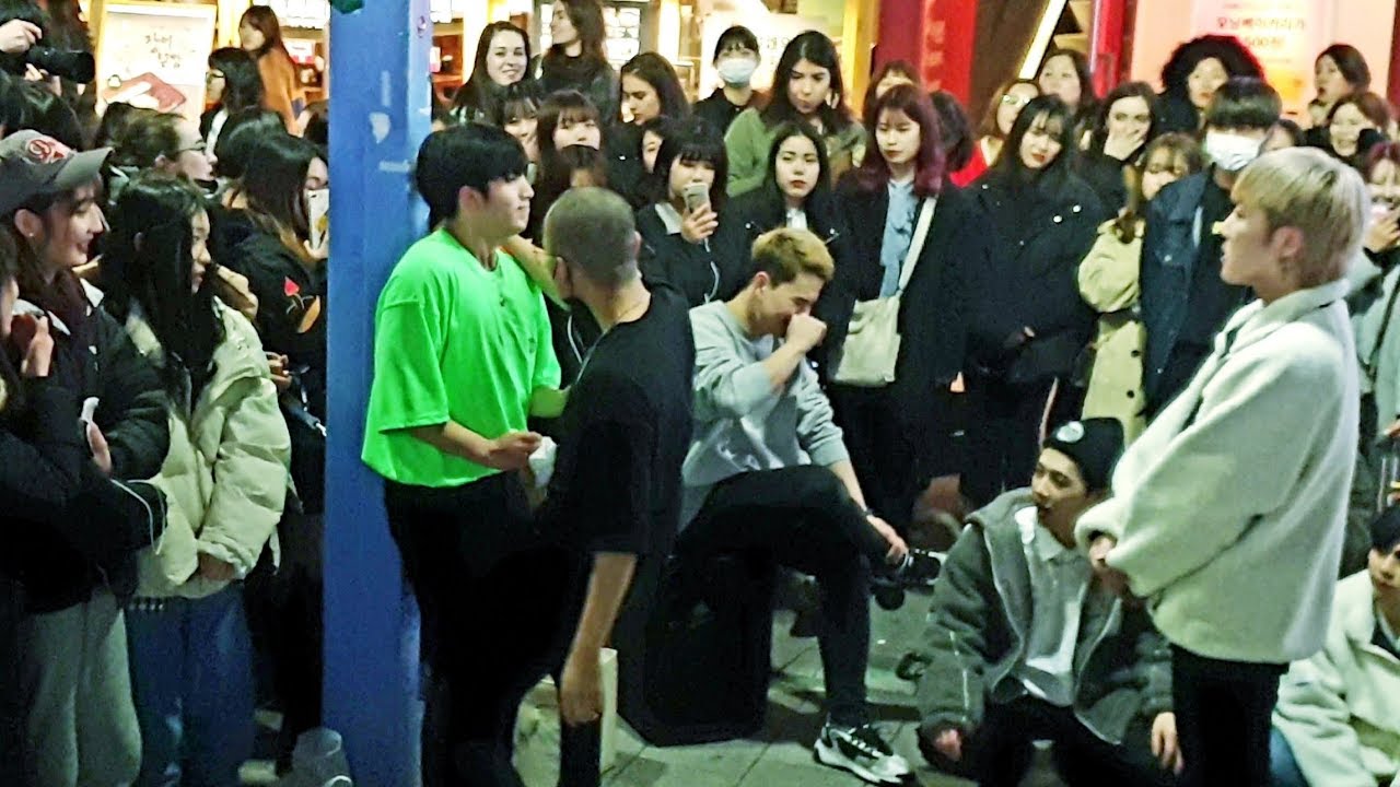 《EXID_#Up&Down》KingdomS#킹덤즈 이엑스아이디#위아래 20190322 214422 HongDae Busking 홍대버스킹 #SnowHorse