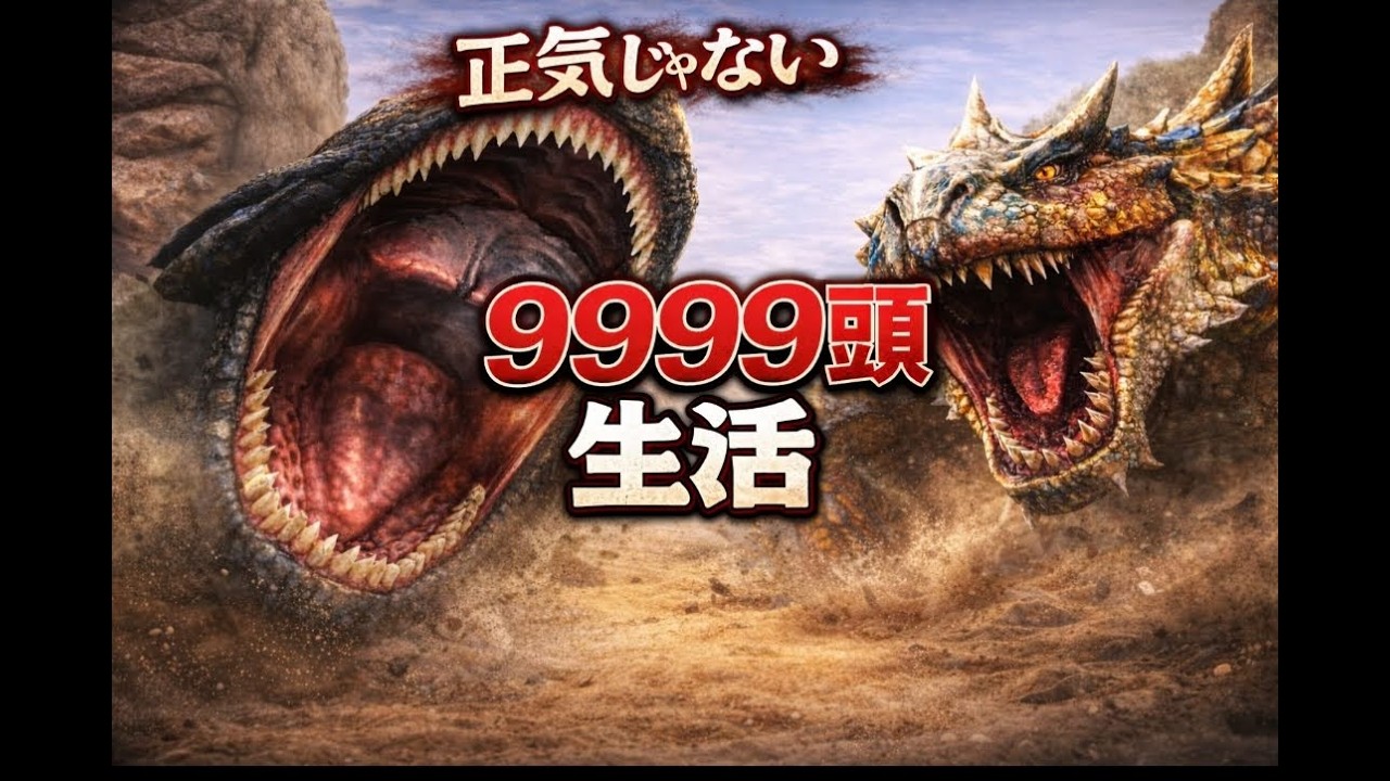 正気じゃない9999頭狩猟生活  [MHP3]  ウカムルバス 2086/9999 ハプル＆ティガ   6026/9999