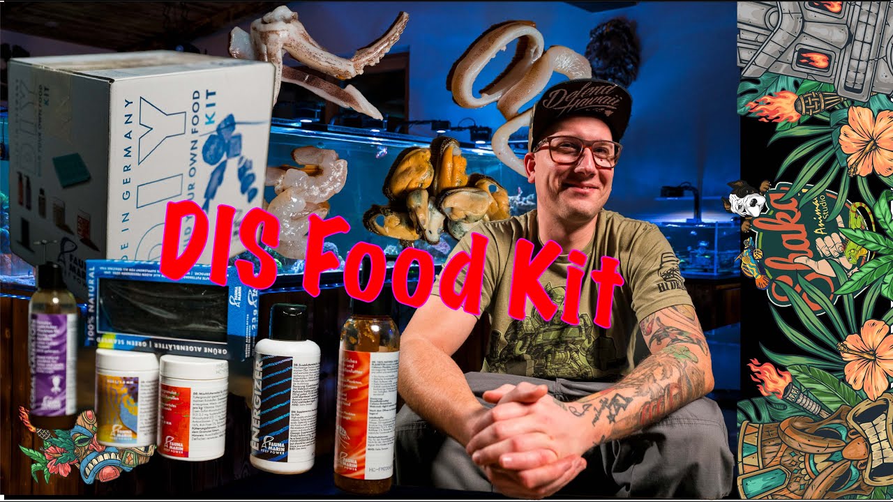 DIY BUILD YOUR OWN FOOD KIT Fauna Marin - Stell dein eigenes Futter her Meerwasser ,Fische, Korallen