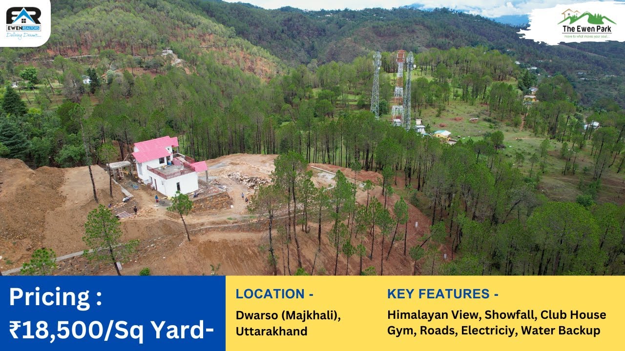 Himalayan View & Snowfall Property for Sale | The Ewen Park Township | Ranikhet