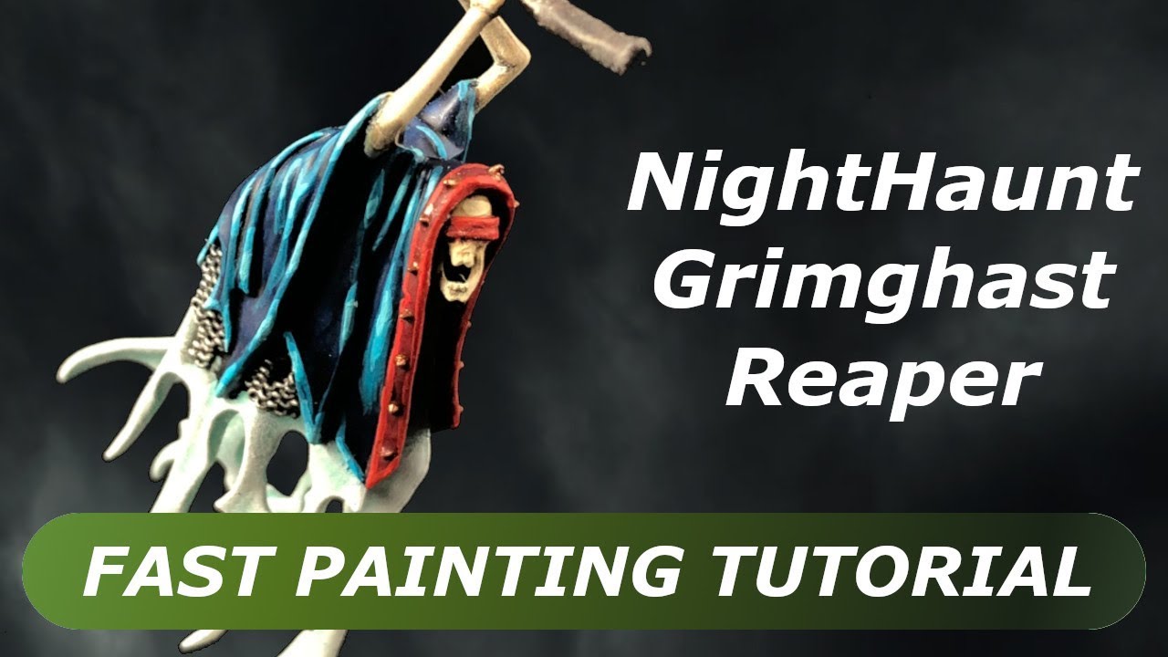 How to paint Nighthaunt Grimghast Reaper from Age of Sigmar