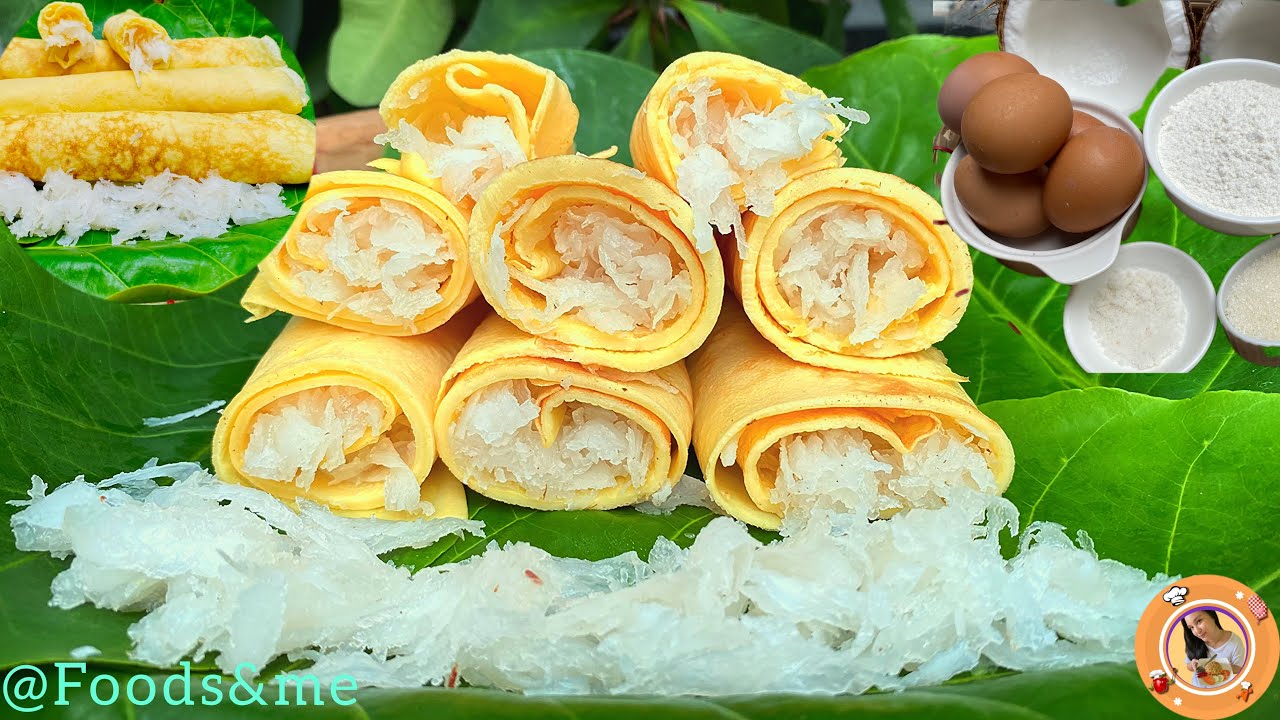 ကြက်ဥခနုံထုပ်/Traditional Burmese Street Food