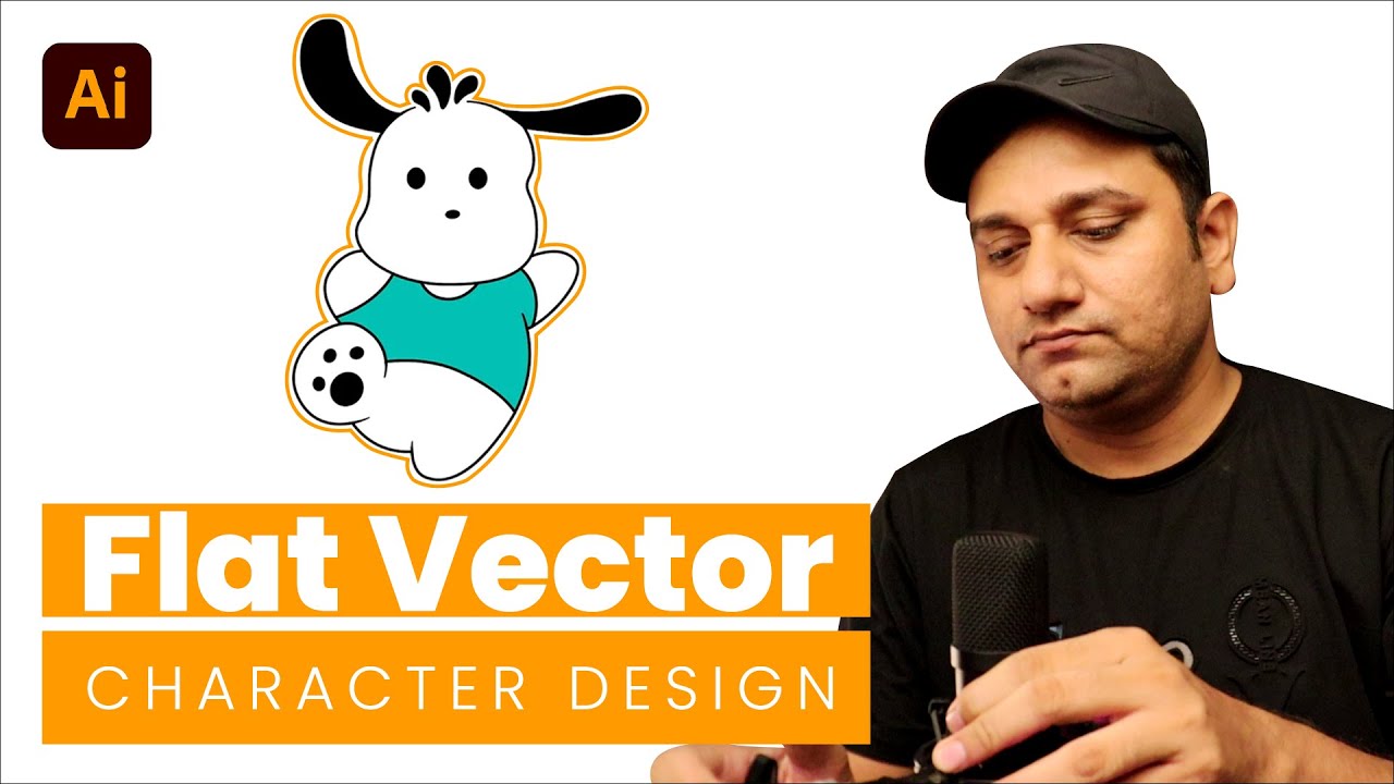 Flat Vector Character Design in Illustrator | Adobe Illustrator Course in Hindi