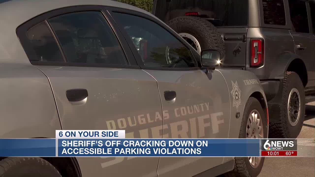 Douglas County Sheriff's Office puts words into action, cracks down on handicap parking violation...