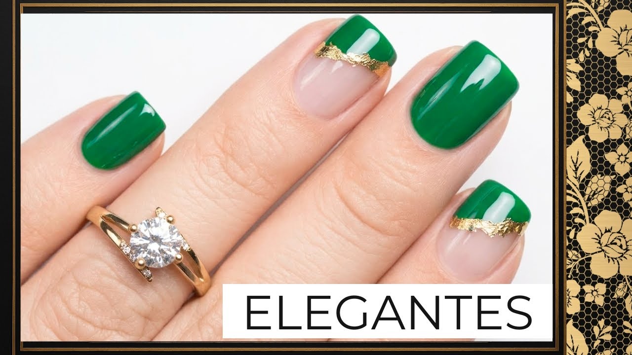 3 Diseños de UÑAS CORTAS Elegantes y Fáciles ✨ Manicura para Principiantes 2026