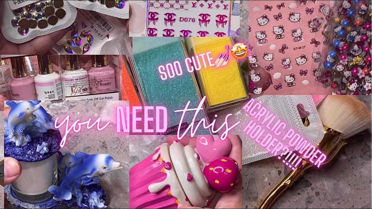 Cute Nail art supply haul | amazon nail haul | CHEAPEST nail art supplies | must haul BORN PRETTY