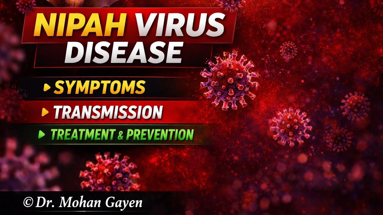 Nipah Virus Outbreak (2026) | Symptoms, Spread, Treatment & Prevention Explained | © Dr. Mohan Gayen