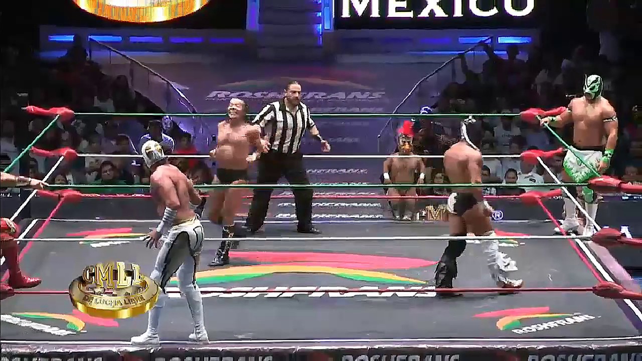 Dragon Lee, Angel De Oro, Niebla Roja VS Rey Bucanero, Gran Guerrero, Negro Casas 23 Junio
