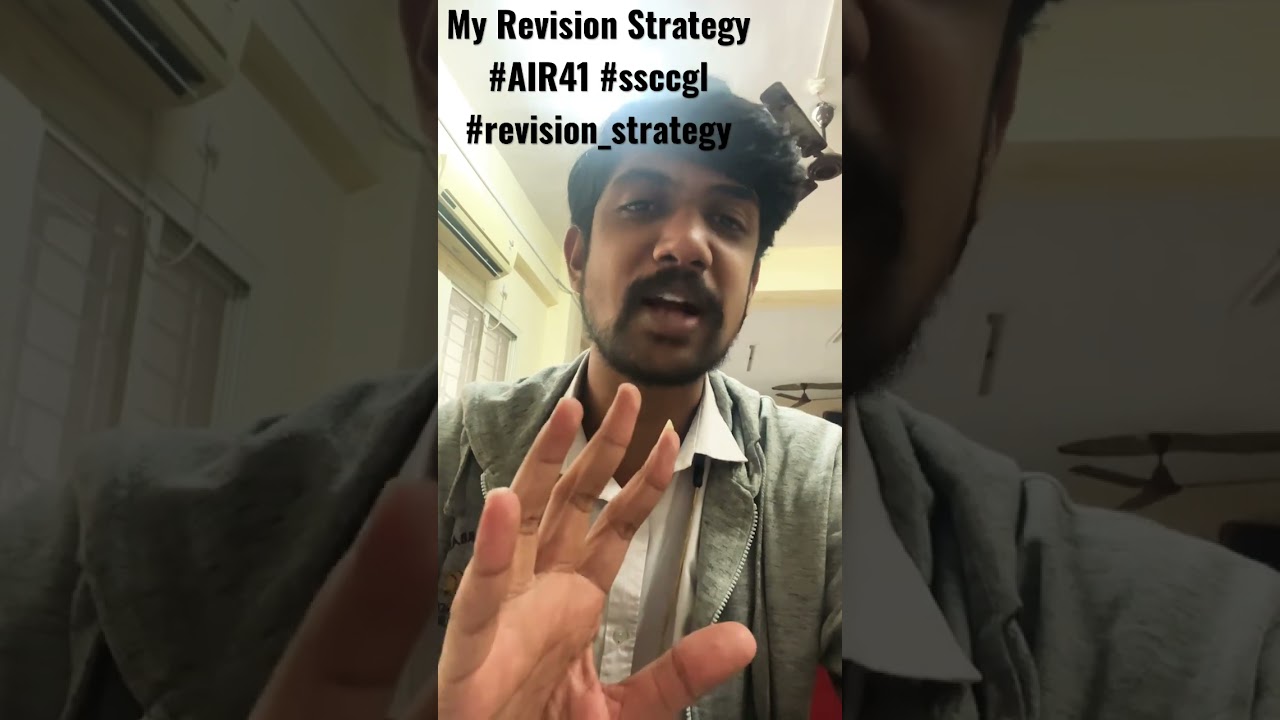 Revision strategy by AIR 41 SSC CGL 2020 #topper #revision #ssc_cgl_2022