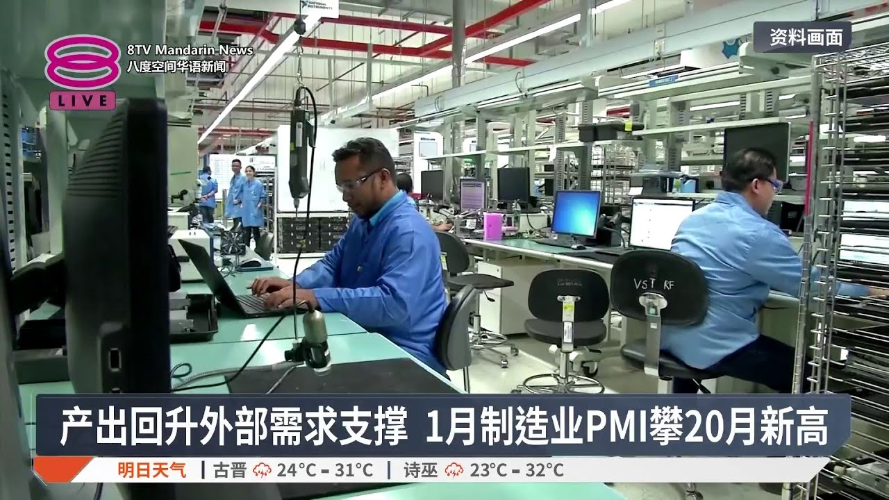 产出回升外部需求支撑 1月制造业PMI攀20月新高【2026.02.02 八度空间华语新闻】