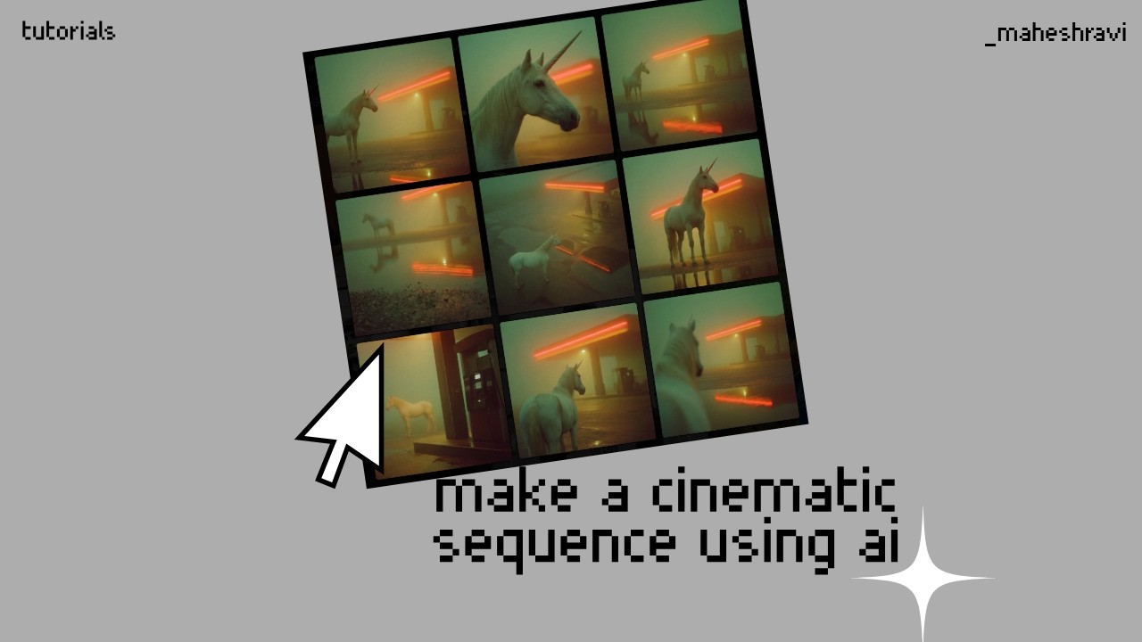 Make Cinematic Video Sequences using Midjourney, Higgsfield Ai and After Effects.