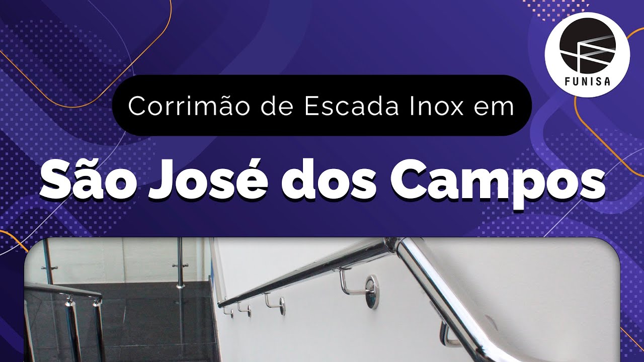 Corrimão De Escada Inox em São José dos Campos