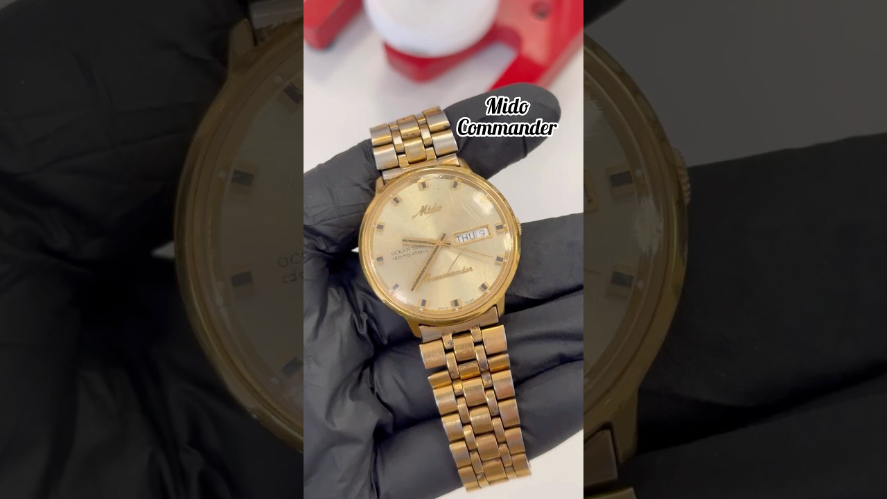Restaura&ccedil;&atilde;o Mido Commander Ocean Star #antesedepois #midowatches #relogio #relojoaria #restauro
