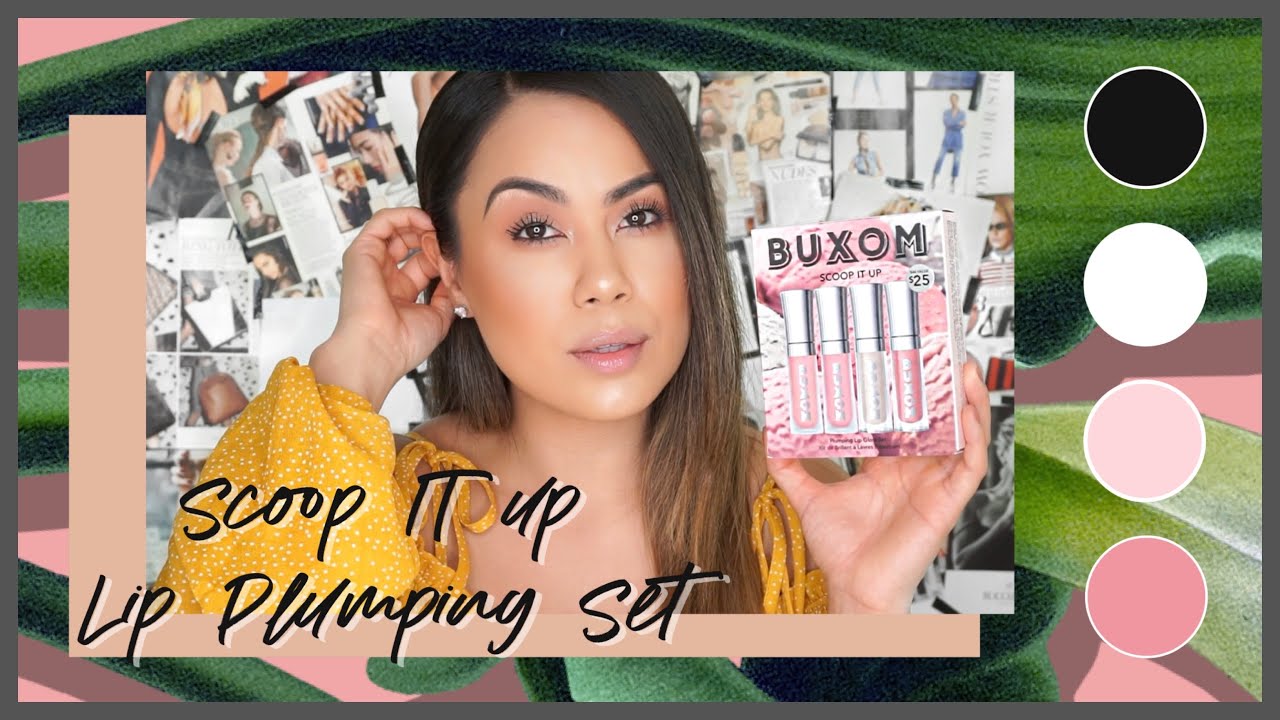 Buxom Scoop It Up Plumping Lip Gloss Set | Swatch & Review