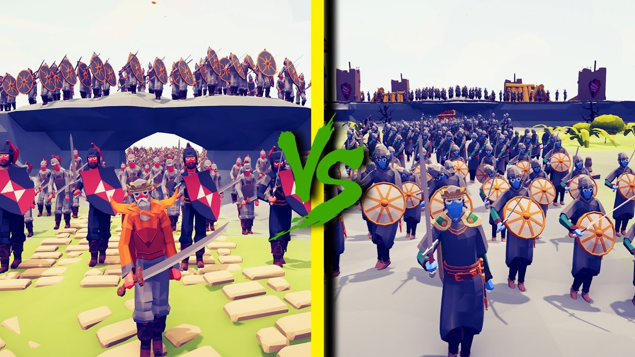 PERSIAN ARMY vs ARABIAN ARMY - Totally Accurate Battle Simulator TABS