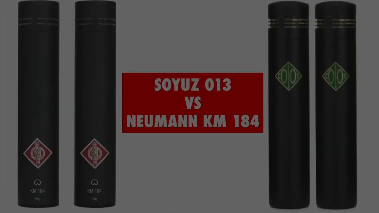 Soyuz 013 Vs Neumann Km184 on Drums