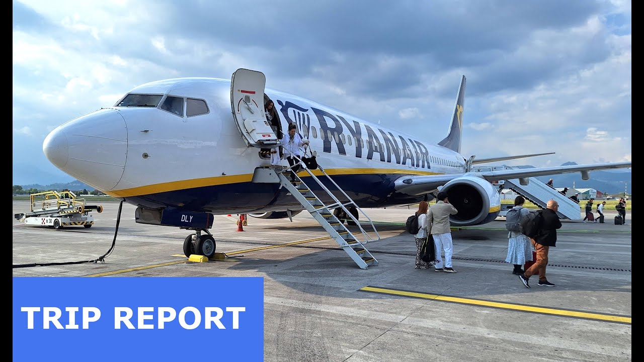 [4K] TRIP REPORT | Old RYANAIR B737 :D | Boeing 737-800 | Poznan to Milan-Bergamo