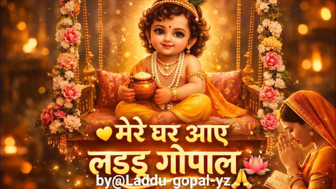 मेरे घर आए लड्डू गोपाल | Laddu Gopal Bhajan | Sweet Krishna Bhajan | Latest Krishna Song 2026