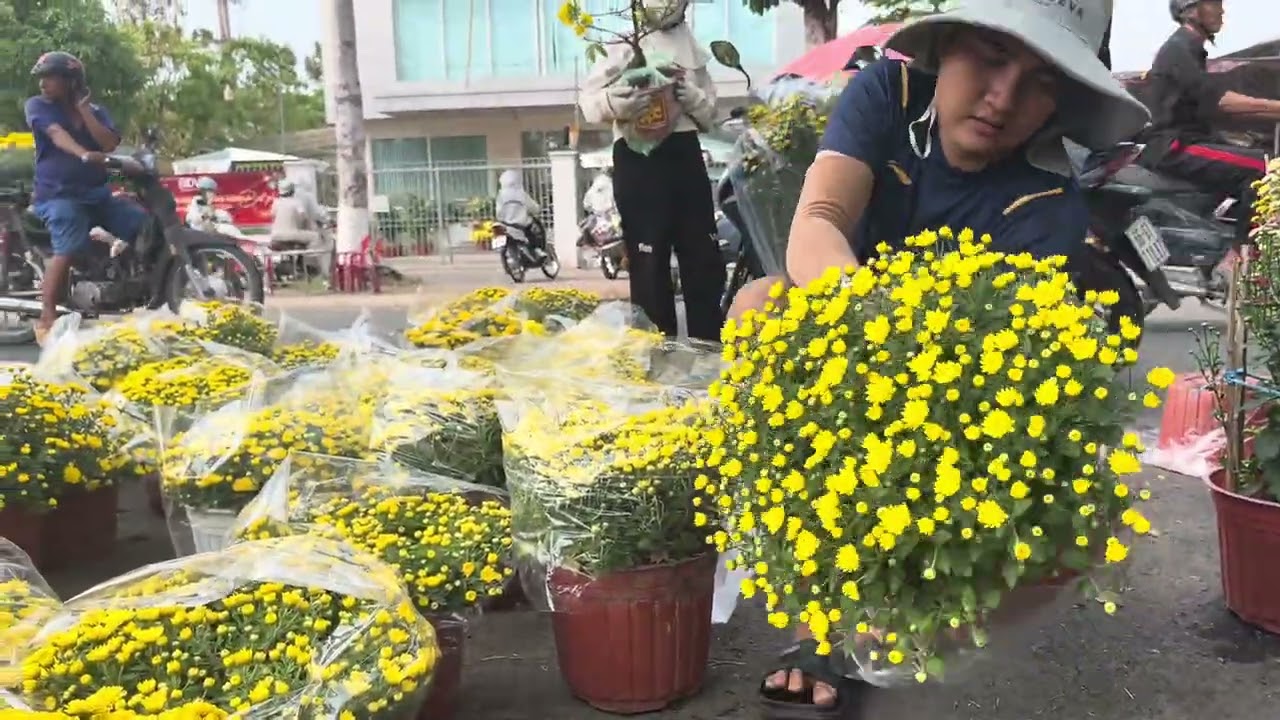 #CHỢ HOA NGÀY CUỐI NĂM -Vùng biên nhộn nhịp đón xuân