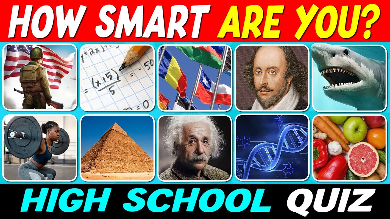 Can You Pass This High School Quiz? | 100 General Knowledge Questions