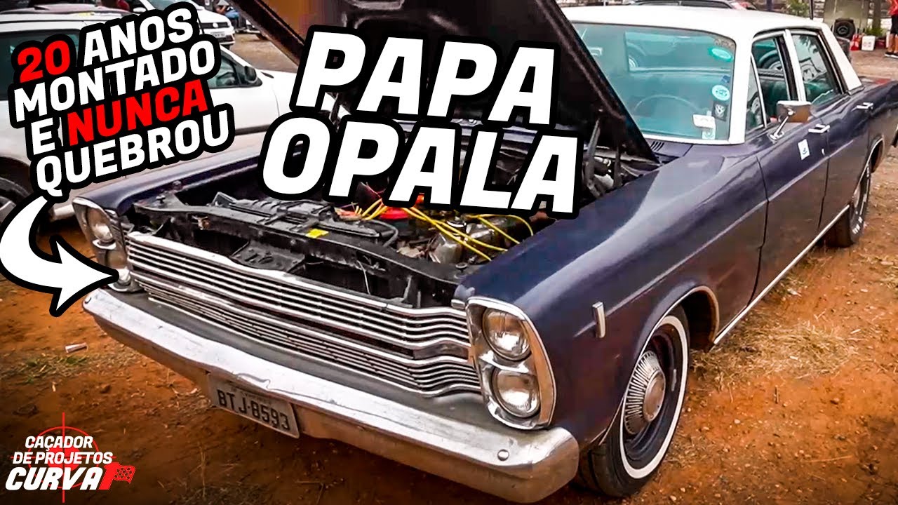 Esse Ford Galaxie V8 custou 200 reais e hoje benga Opalas na arrancada!