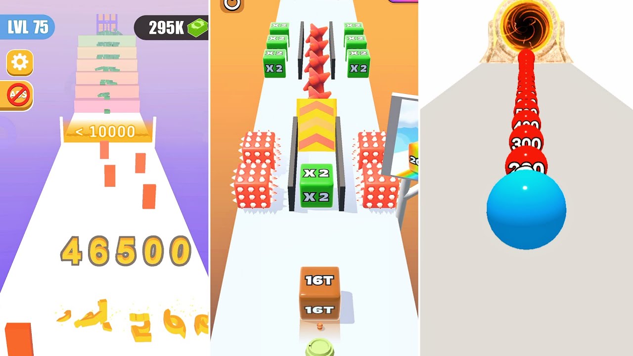 Join Numbers vs Jelly Run 2048 vs Rolling ORB Crash | Max Score 55K vs 2048e vs 24K
