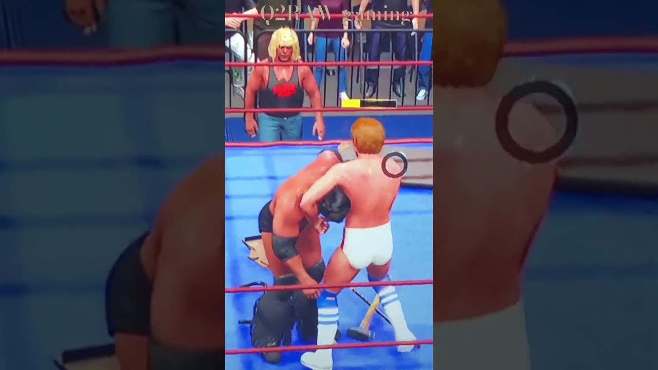 1984 WCCW Mike Von Erich dodged The Missing Link poison mist WWE 2K24