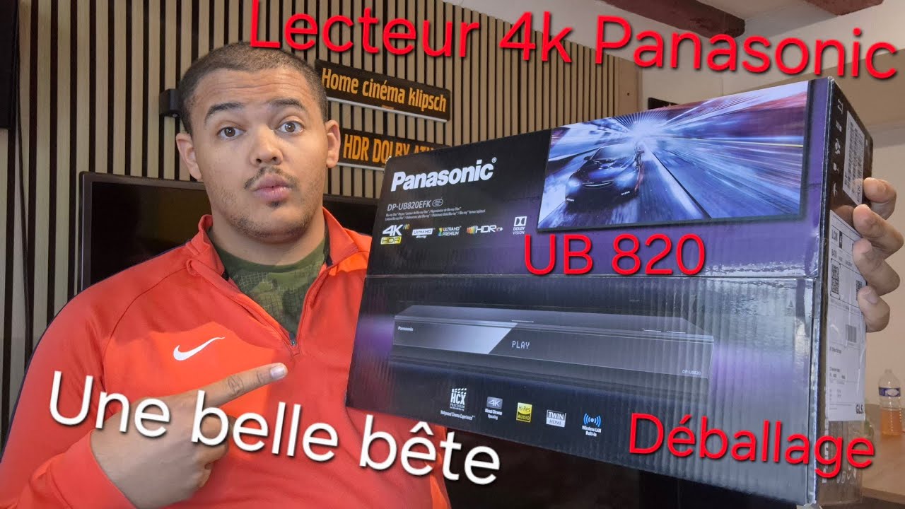 Unboxing lecteur 4k ultra HD Panasonic un820.😊