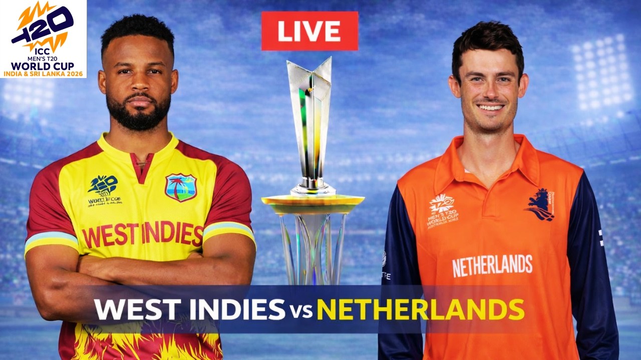 🔴 LIVE | West Indies vs Netherlands | T20 World Cup 2026 | Cricket 26 | PS5 Gameplay