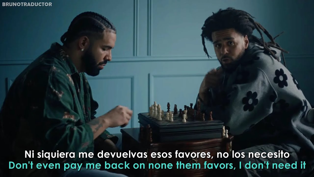 Drake - First Person Shooter ft. J. Cole // Lyrics + Espa&ntilde;ol // Video Official