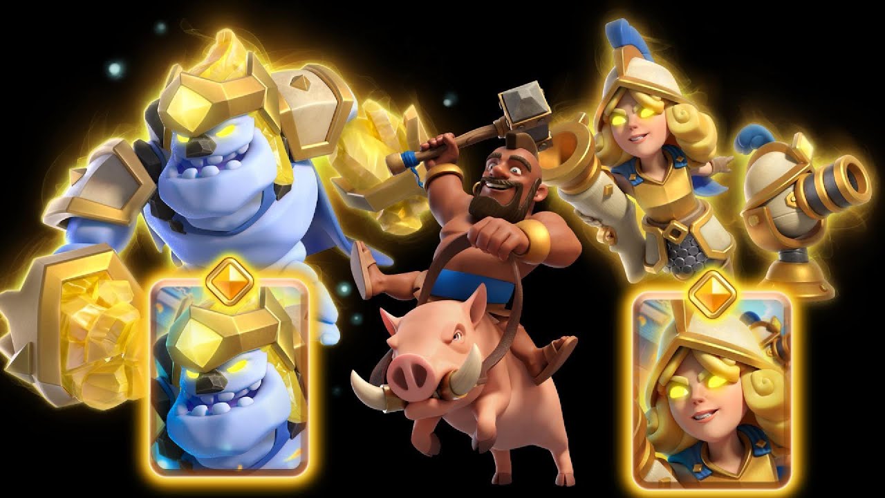 Live Golem de Gelo Herói - Clash Royale v