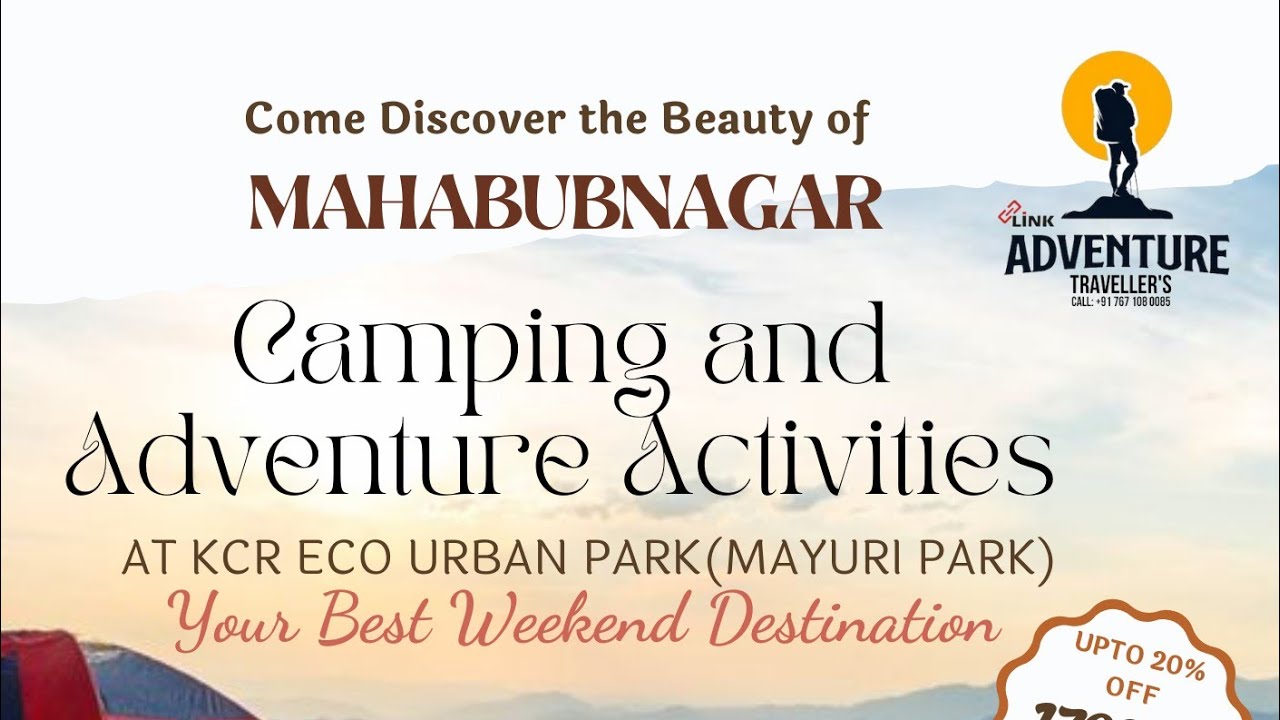 New Business. Night Camping Cite in Mayuri ECO Park | Mahabubnagar. TS| Link Adventure Travellers