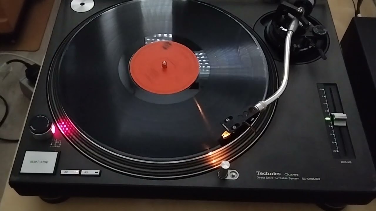 Ortofon OM hangszedő próba, Technics SL-1210 MK-II.