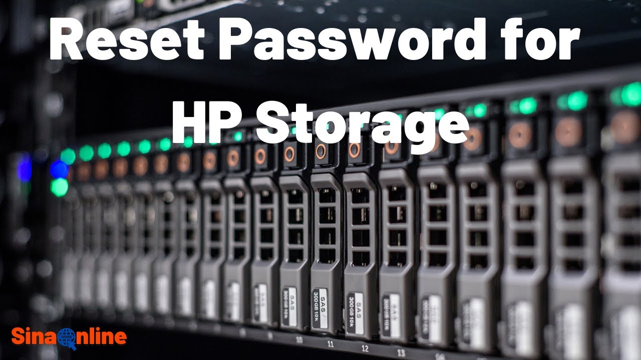 Сброс пароля для хранилища HP