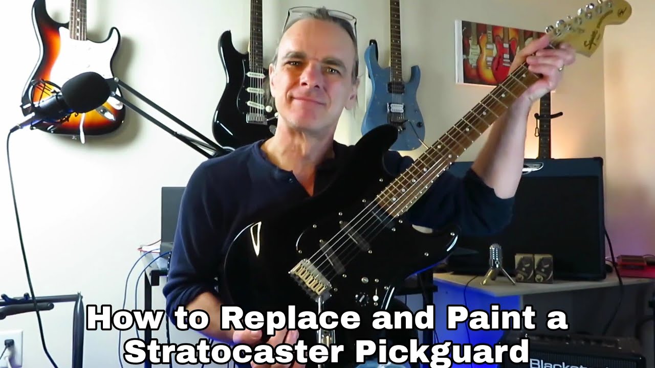 Как заменить и покрасить гитарный пикгард (Stratocaster)