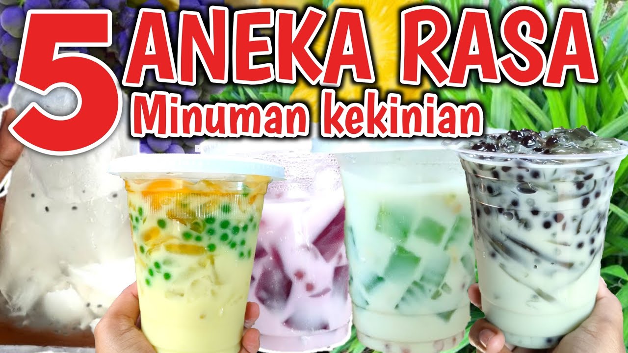 KE 5 RESEP MINUMAN VIRAL INI SUKSES MENGANTARKAN SEORANG PENGANGGURAN SAMPAI MEMPUNYAI PENGHASILAN!!