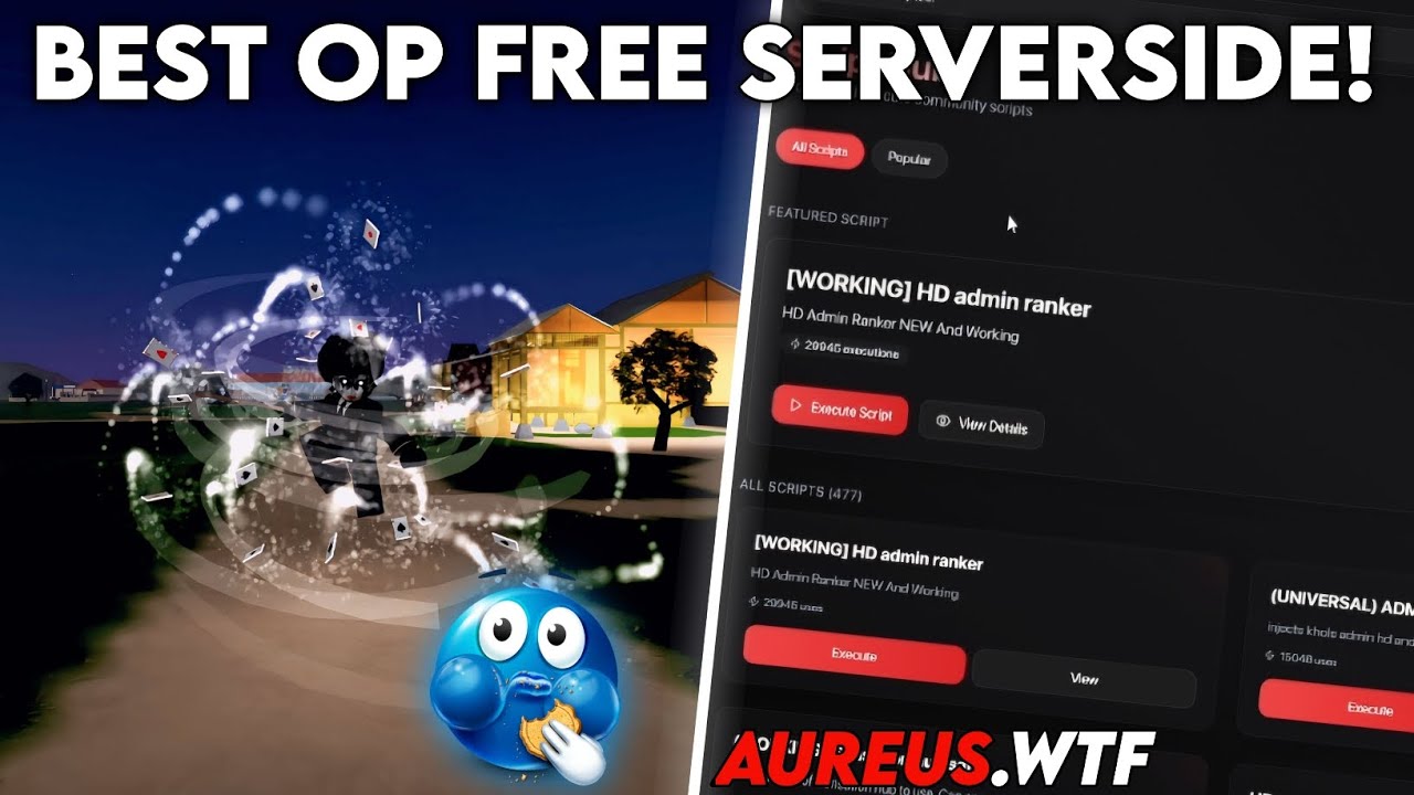 Roblox Exploiting - Aureus Serverside #1 | Free Serverside | Trolling Script | Roblox Serverside