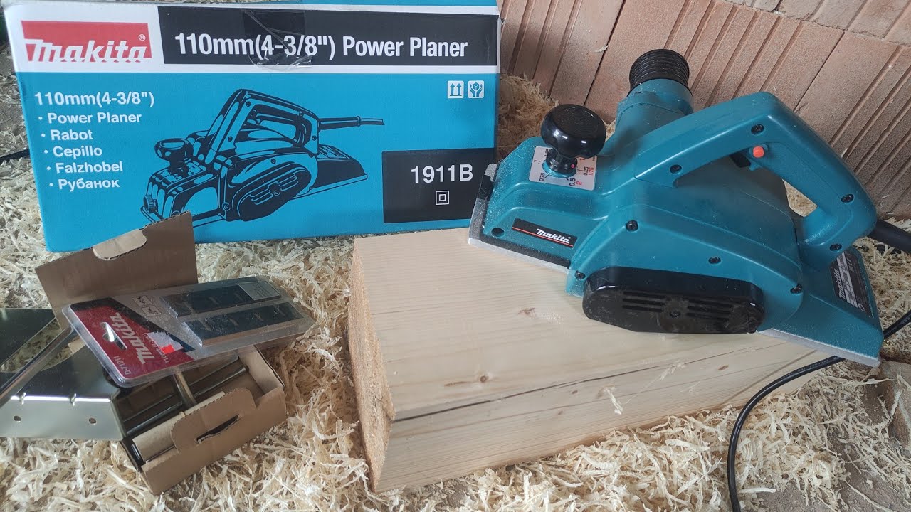 Makita 1911B Heblarka elektryczna do drewna • 110mm • Test