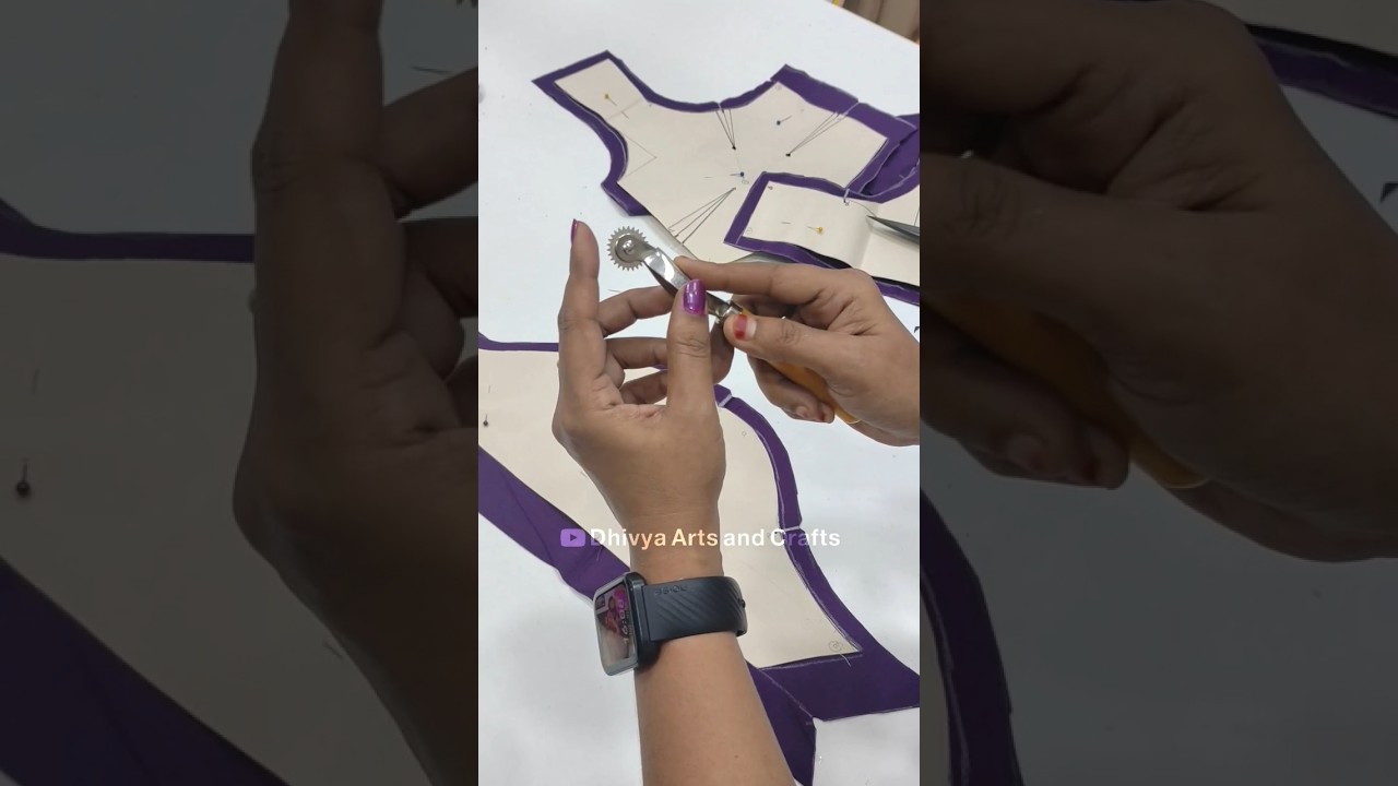 Unbelievable Sewing Hacks Using a Tracing Wheel - You'll Be Amazed! #shorts #sewing #sewinghacks