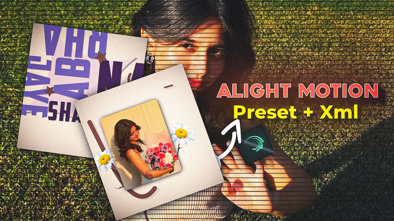 Girl I need You || Ae Inspired Alight Motion Edit Tutorial || Free Preset+ Xml ( Typography Edit )
