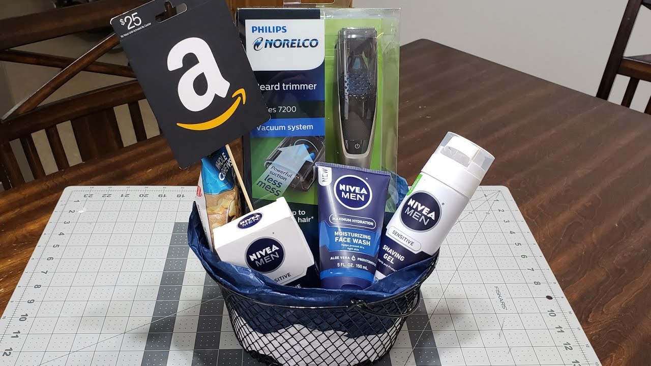 DIY Gift Basket For Him /  Birthday gift🎁