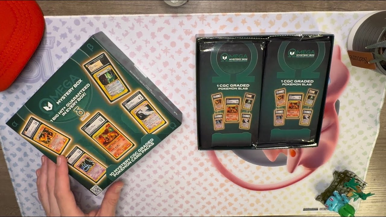 ASMR Pokemon TCG Unboxing 📦 Omega Mystery Box ⁉️ results [4K]🎥 ( Whispered and Mid Tone )