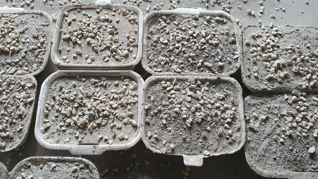ASMR ♡ Stoney Sand Cement Dry Crumbles straight out of the molds😍🤍  Sifting/Dustplay/Tapping🤤