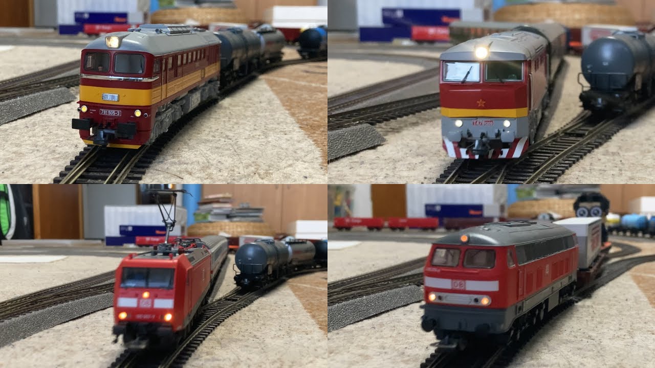 My friend's carpet railway