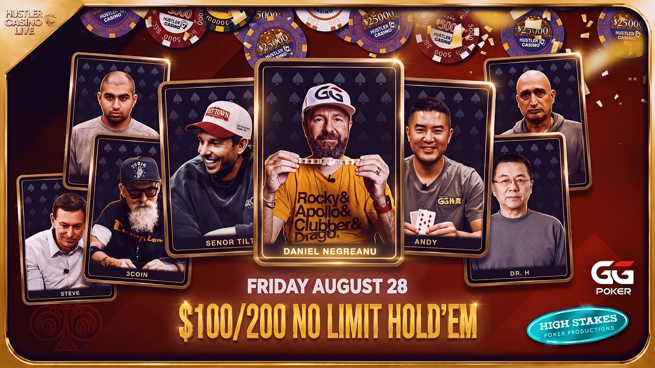 DANIEL NEGREANU Plays HIGH STAKES $100/200/400 w/ Andy Stacks, Rampage, Senor Tilt & Nik Airball